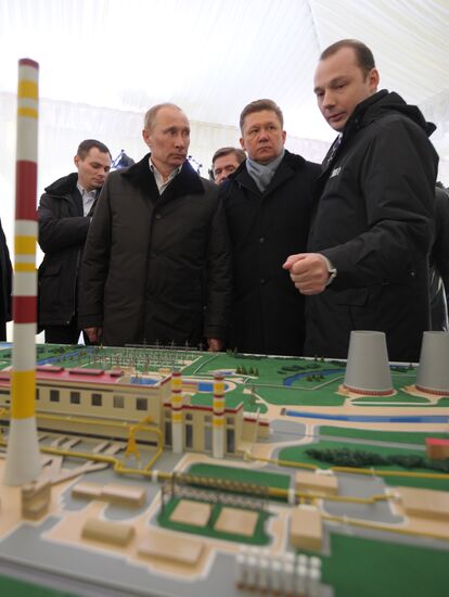 В.Путин совершил рабочую поездку в Ленинградскую область