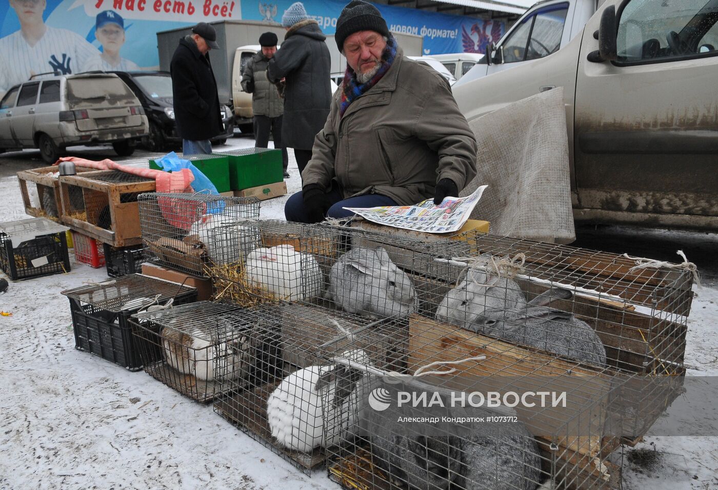 Работа Птичьего рынка в Челябинске | РИА Новости Медиабанк