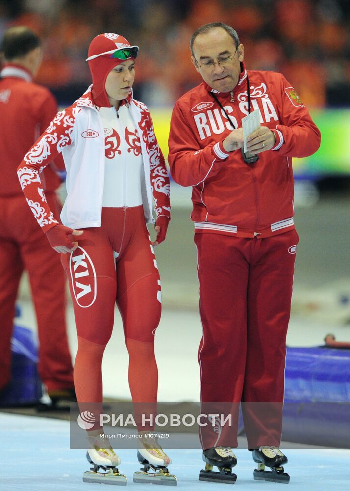 Конькобежный спорт. Чемпионат мира. Третий день