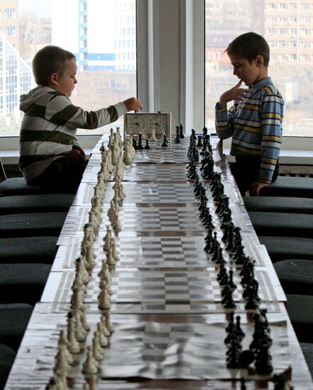 Первенство Владивостока по шахматам среди детей до десяти лет