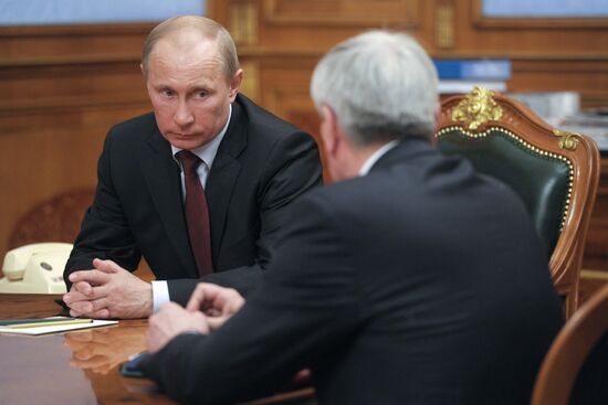 В.Путин провел ряд встреч 27 марта 2012 г.