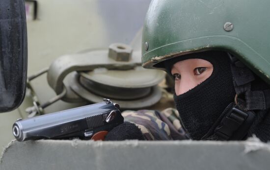 Учения антитеррористических подразделений ВВ МВД РФ