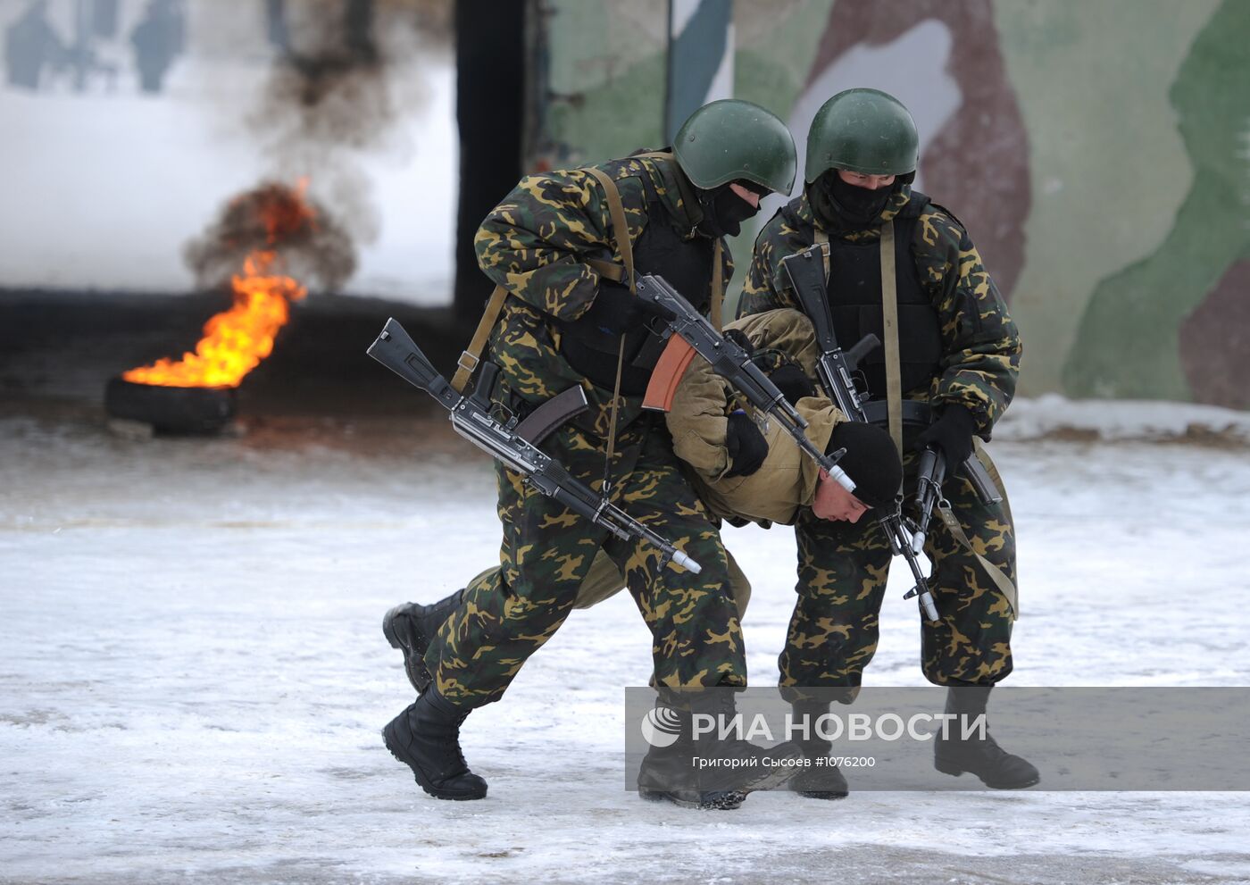 Учения антитеррористических подразделений ВВ МВД РФ