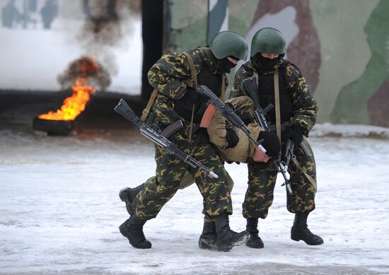 Учения антитеррористических подразделений ВВ МВД РФ
