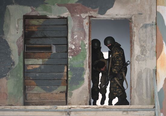 Учения антитеррористических подразделений ВВ МВД РФ