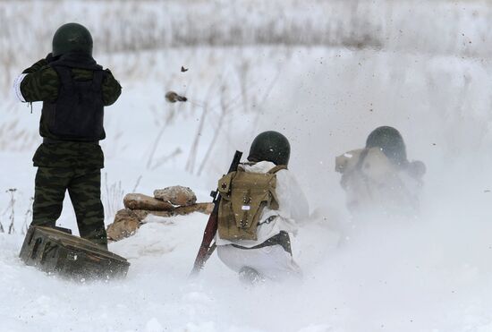 Учения антитеррористических подразделений ВВ МВД РФ