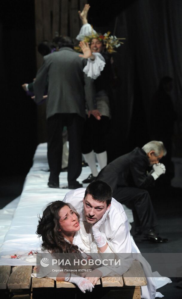 Пресс-показ спектакля "Драма на охоте" в театре Et Cetera