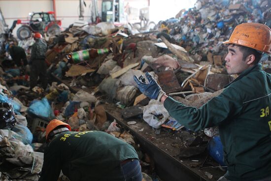 Работа мусороперерабатывающего завода в Сочи