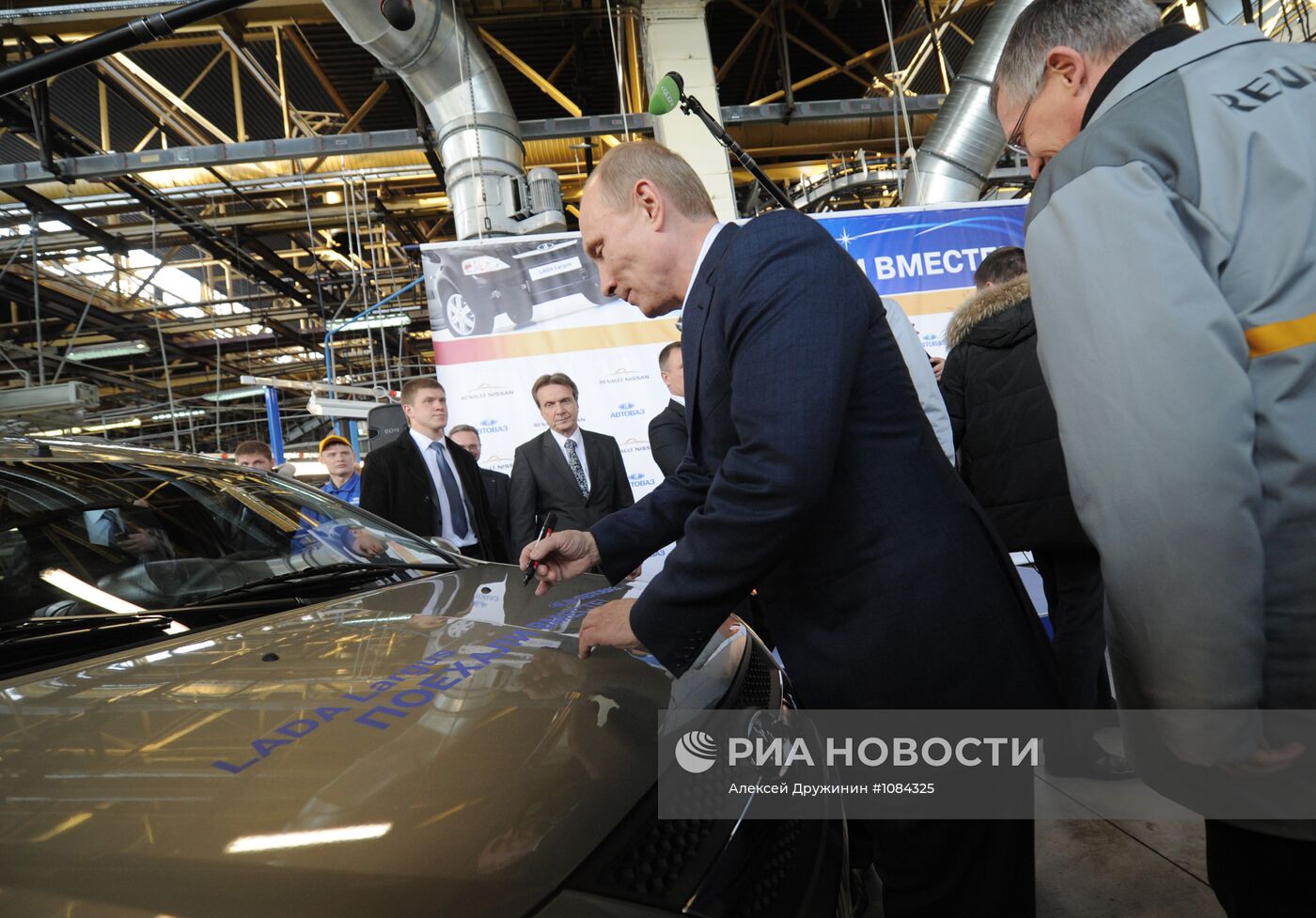 Рабочая поездка В.Путина в г. Тольятти