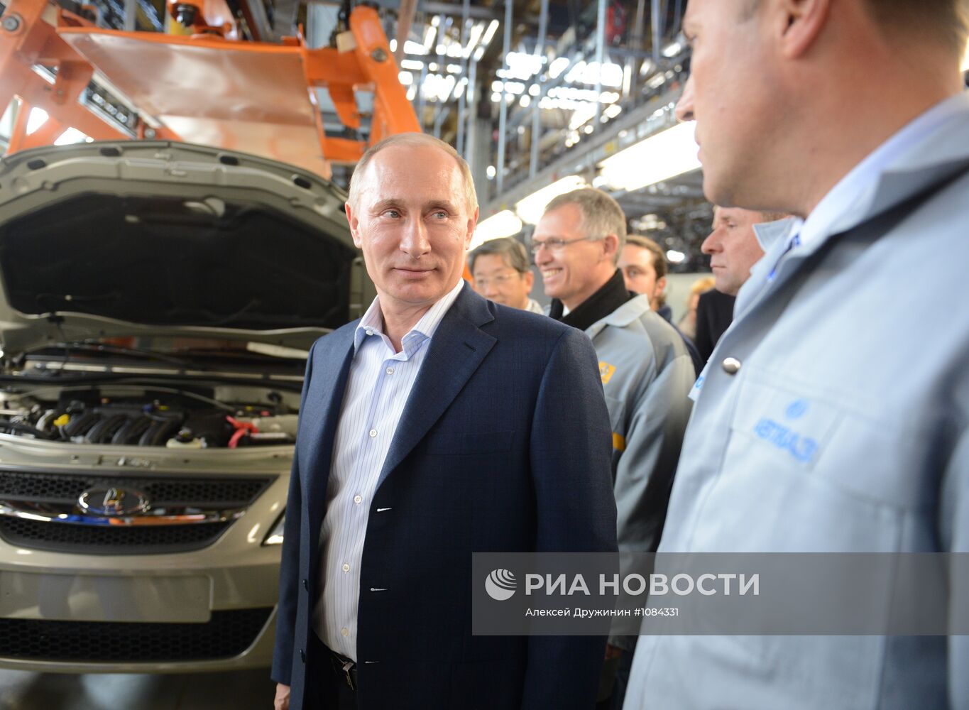 Рабочая поездка В.Путина в г. Тольятти