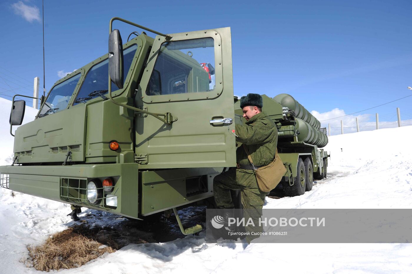 Боевое дежурство ЗРК С-400 "Триумф" в Московской области