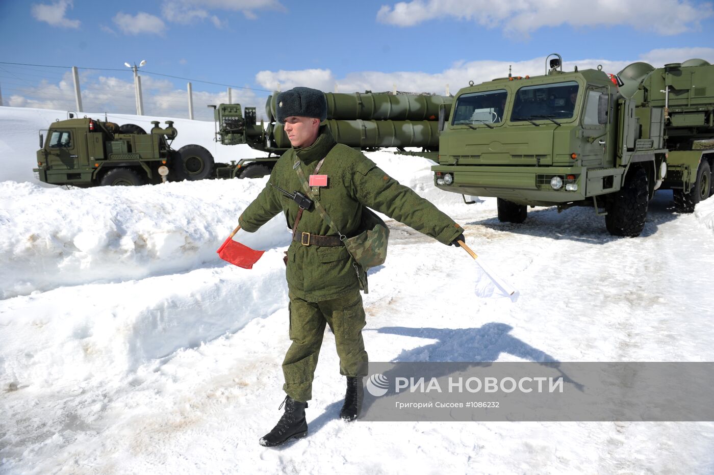 Боевое дежурство ЗРК С-400 "Триумф" в Московской области