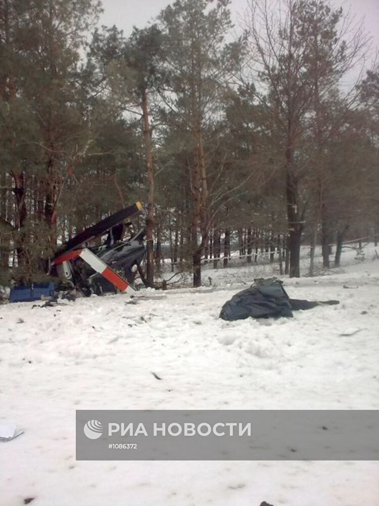 Крушение вертолета Bell-407 в Татарстане