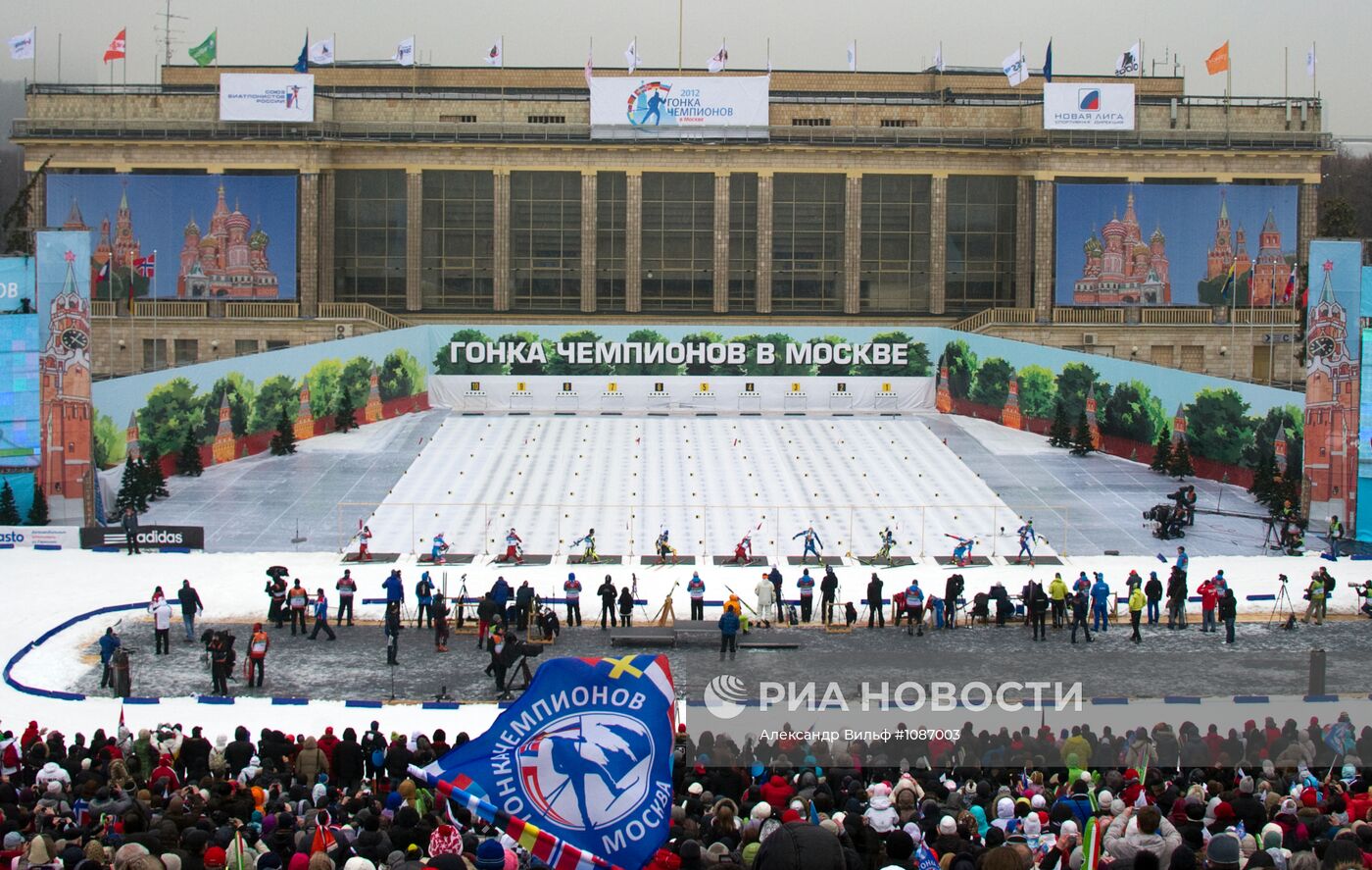 Биатлон. "Гонка Чемпионов - 2012"