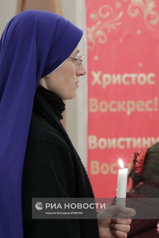 Празднование католической Пасхи в Казани