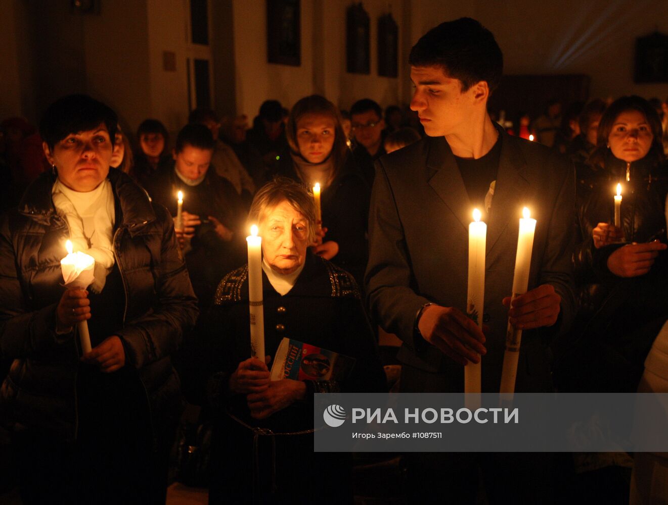 Празднование католической Пасхи в регионах России