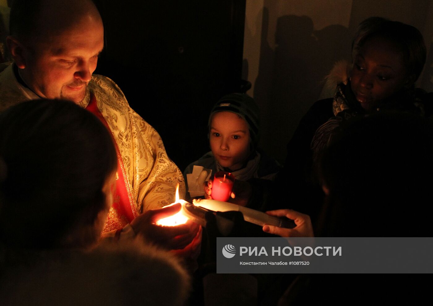 Празднование католической Пасхи в Великом Новгороде