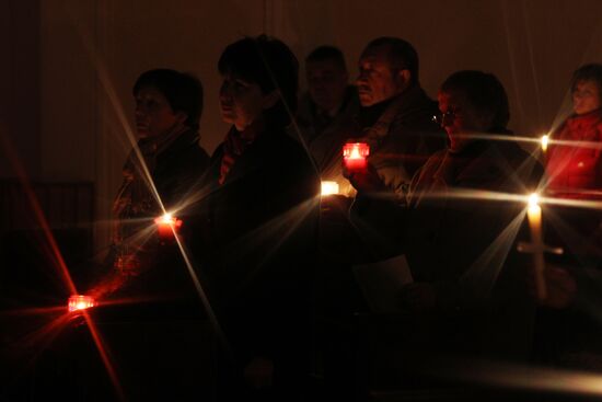Празднование католической Пасхи в Великом Новгороде