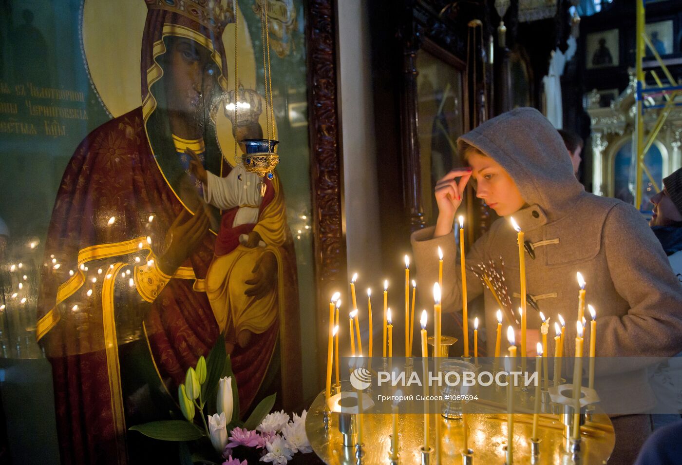 Празднование Вербного воскресенья в Московской области