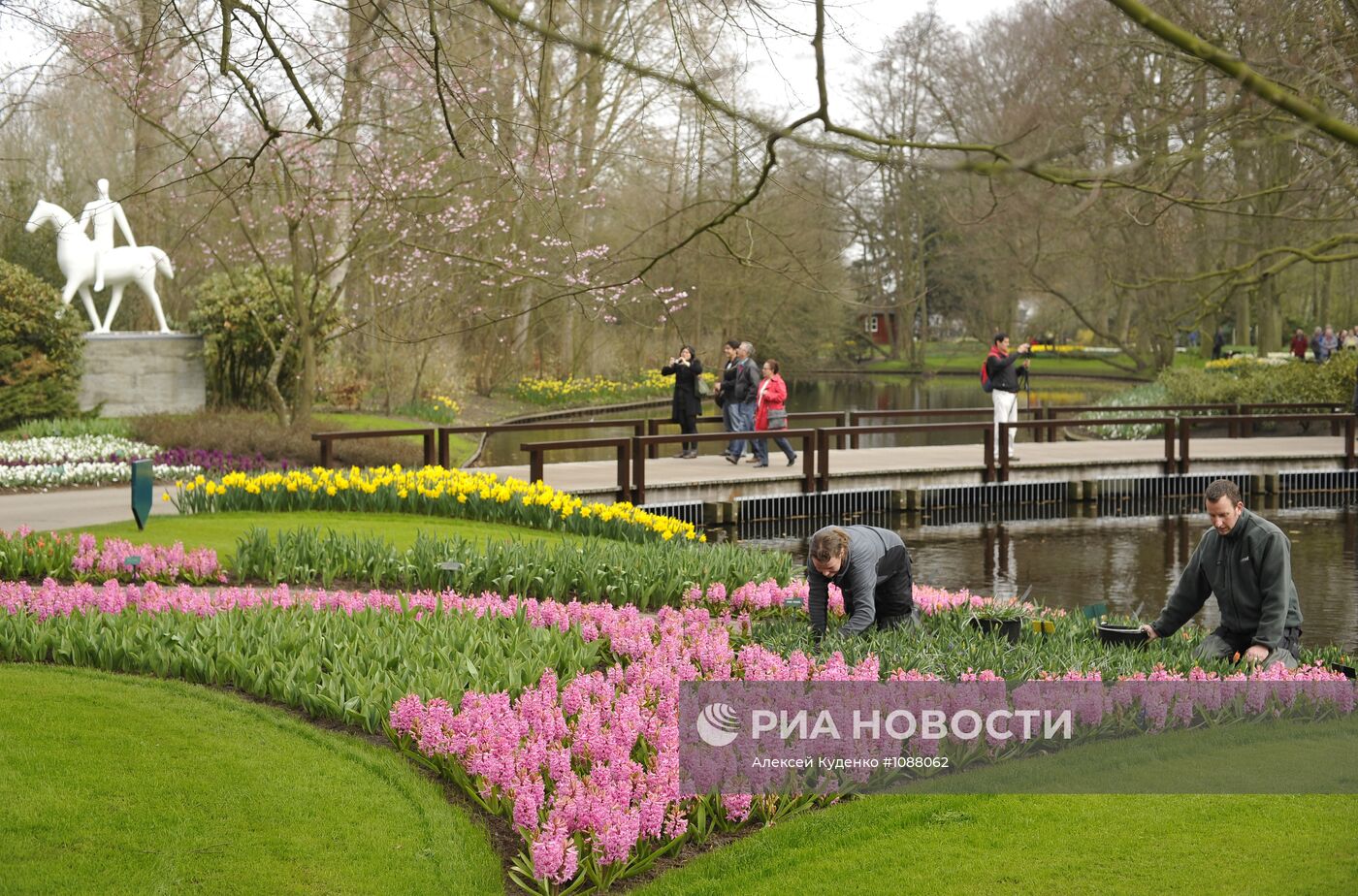 Парк цветов Кекенхоф в Нидерландах