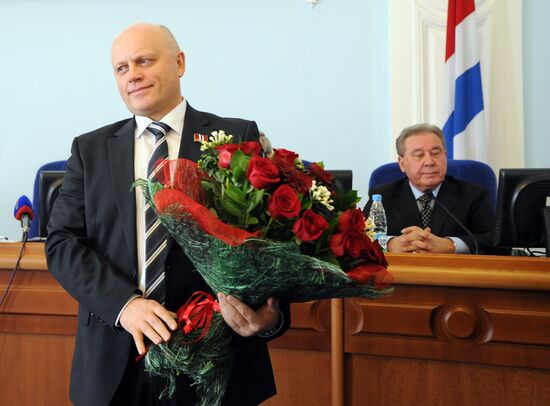 Рассмотрение кандидатуры Виктора Назарова на пост губернатора