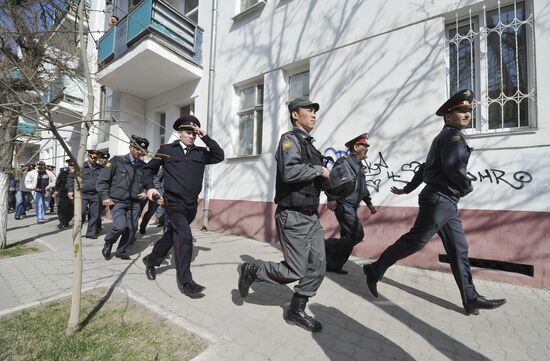 Несанкционированная акция протеста в Астрахани