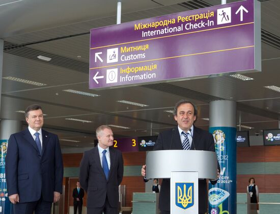Открытие нового терминала международного аэропорта "Львов"