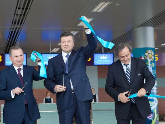 Открытие нового терминала международного аэропорта "Львов"