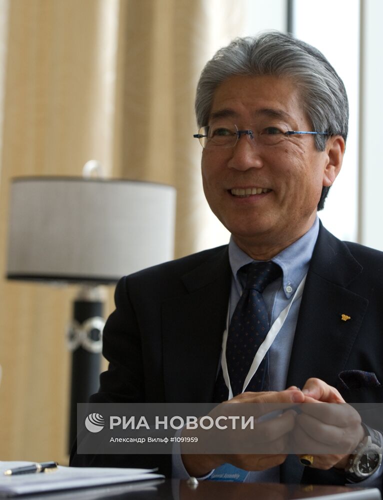Интервью с президентом Олимпийского комитета Японии