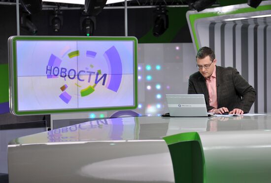 Работа телеканала "Москва-24"