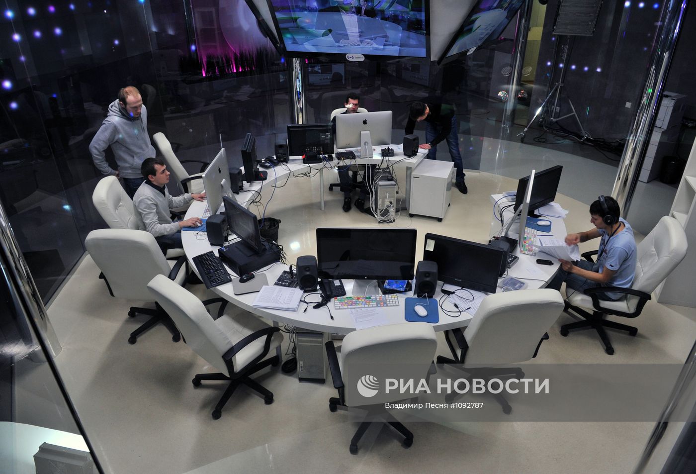 Работа телеканала "Москва-24"