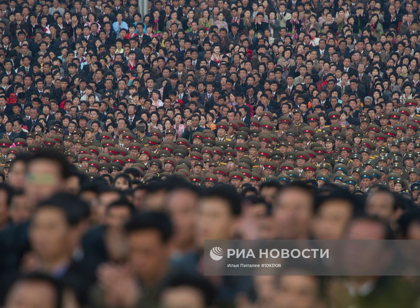 Празднование 100-летия основателя КНДР Ким Ир Сена в Пхеньяне