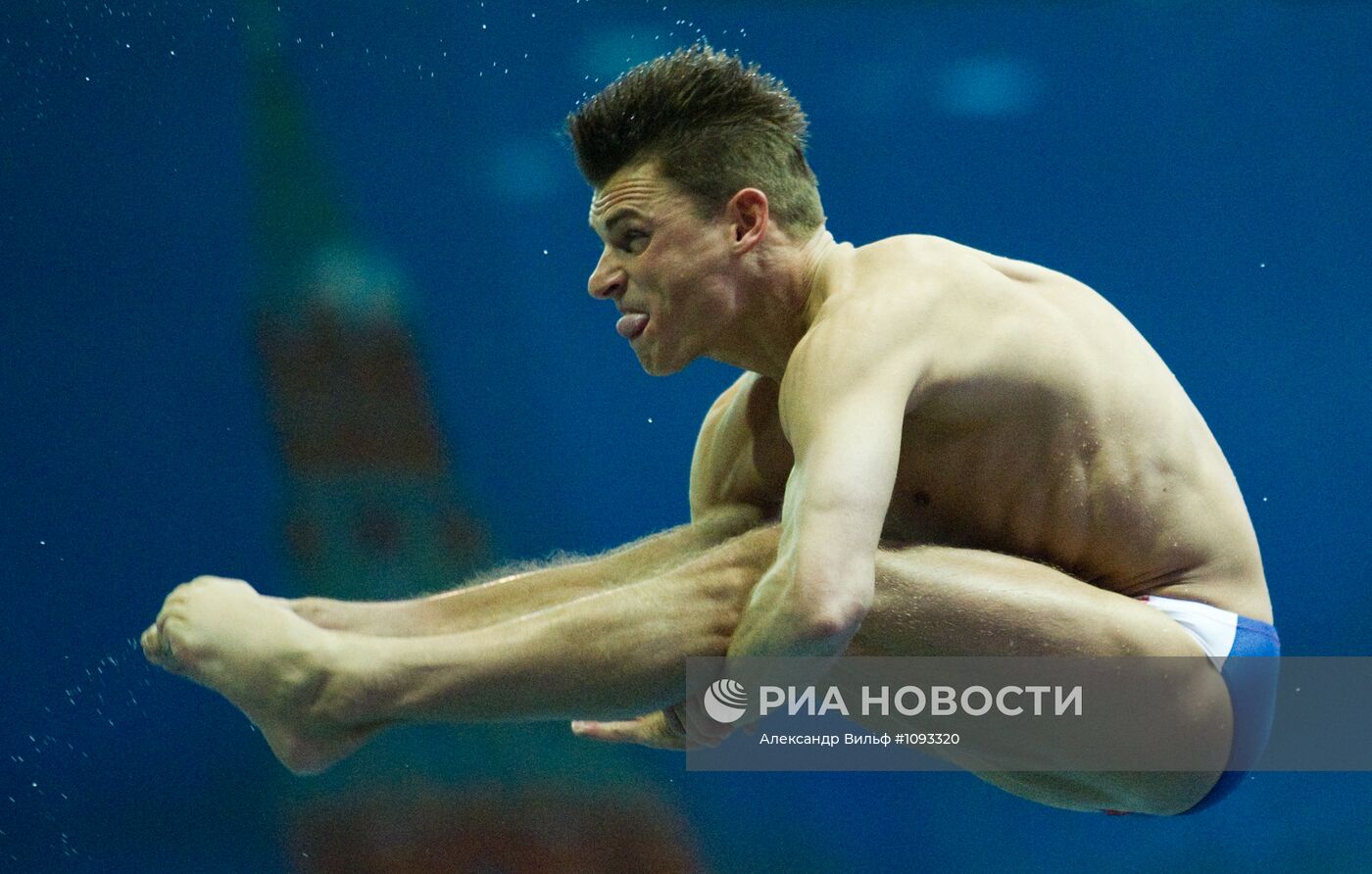 Прыжки в воду. 3-й этап мировой серии ФИНА 2012. 1-й день