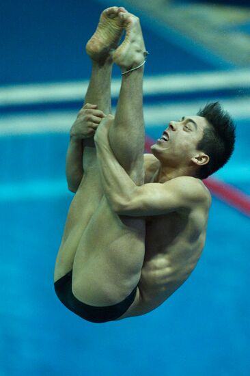 Прыжки в воду. 3-й этап мировой серии ФИНА 2012. 1-й день