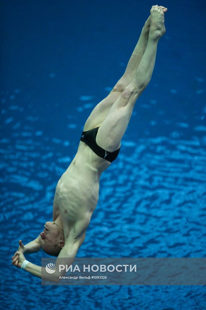 Прыжки в воду. 3-й этап мировой серии ФИНА 2012. 1-й день