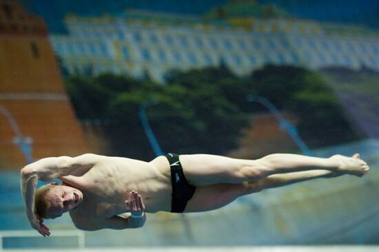 Прыжки в воду. 3-й этап мировой серии ФИНА 2012. 1-й день