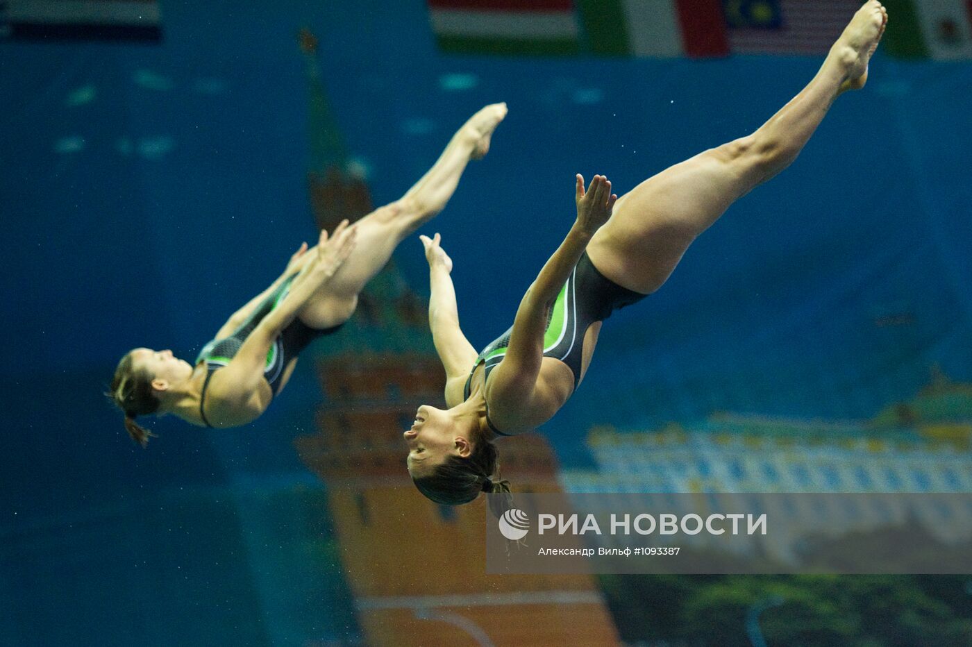 Прыжки в воду. 3-й этап мировой серии ФИНА 2012. 1-й день