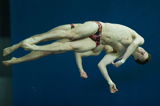 Прыжки в воду. 3-й этап мировой серии ФИНА 2012. 1-й день