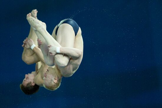 Прыжки в воду. 3-й этап мировой серии ФИНА 2012. 1-й день