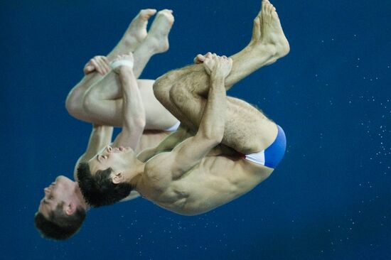 Прыжки в воду. 3-й этап мировой серии ФИНА 2012. 1-й день