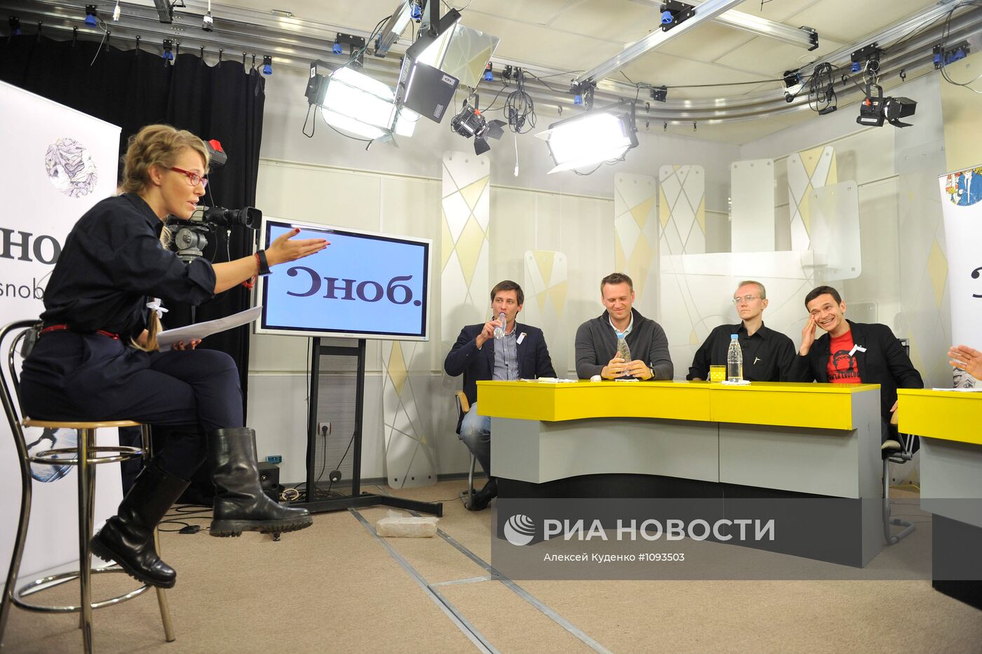 Прямой эфир из Астрахани программы Ксении Собчак "Госдеп-2"