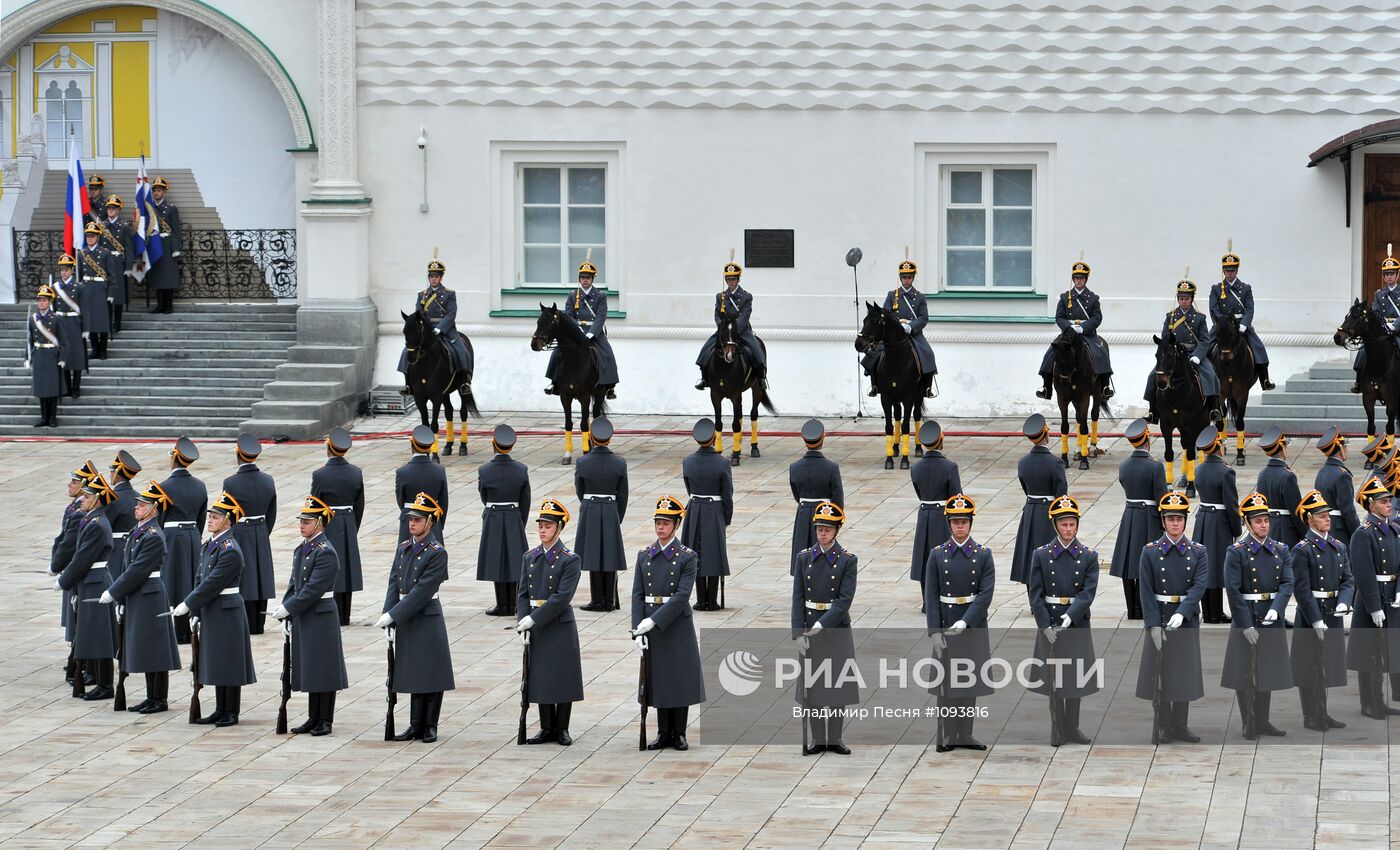 Развод караула президентского полка