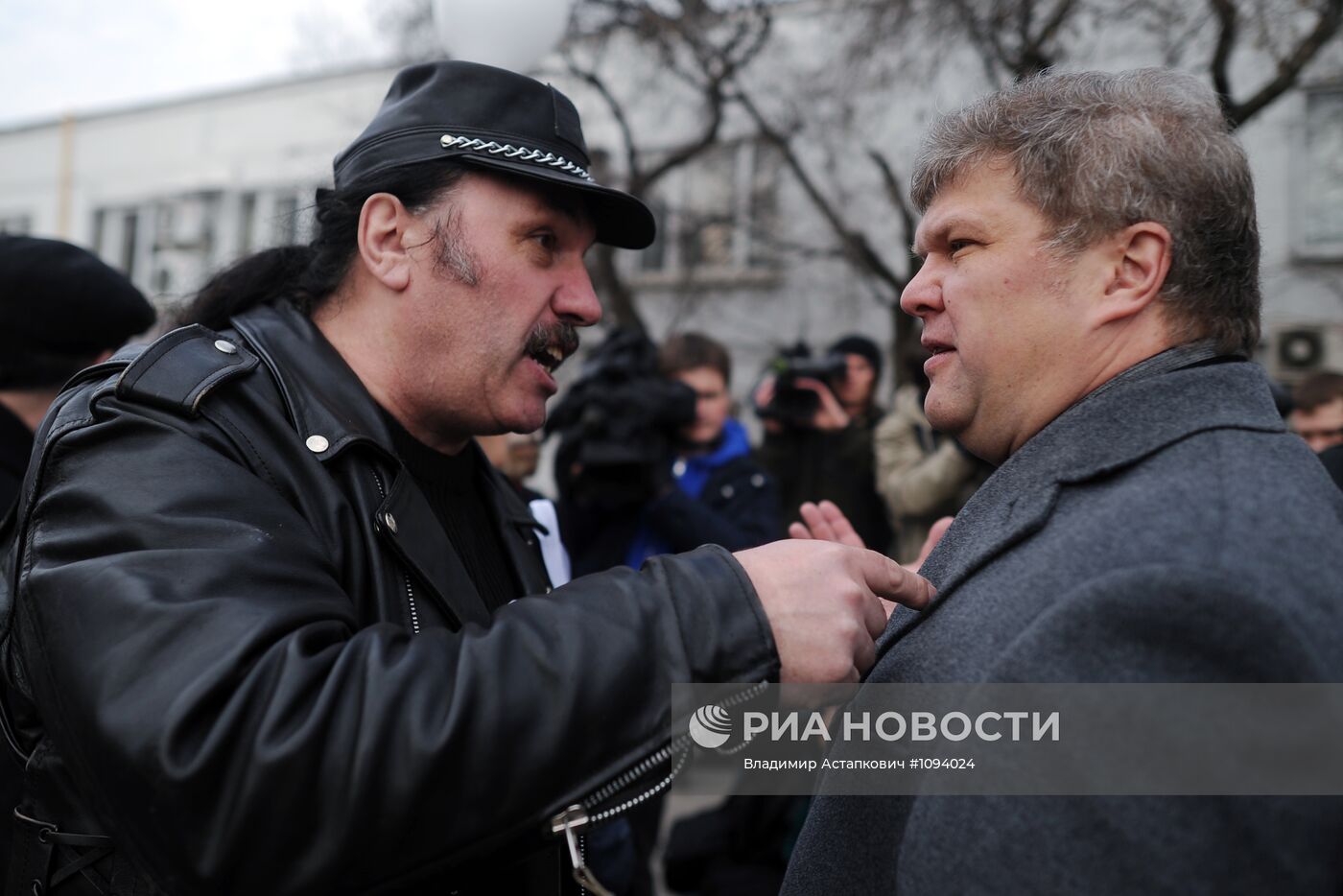 Акция оппозиции у телецентра Останкино