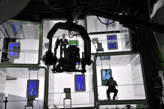 Работа телеканала "Москва-24"