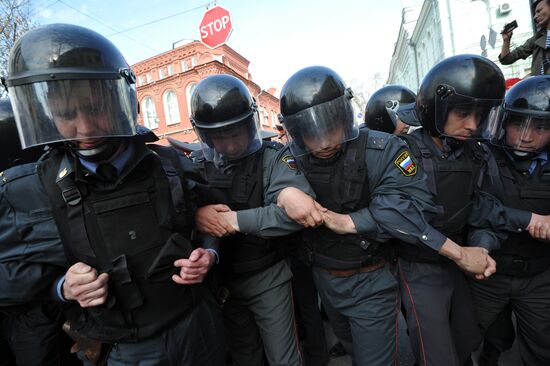 Митинг в поддержку экс-кандидата в мэры Астрахани Олега Шеина