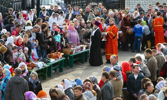 Празднование Пасхи в Белоруссии