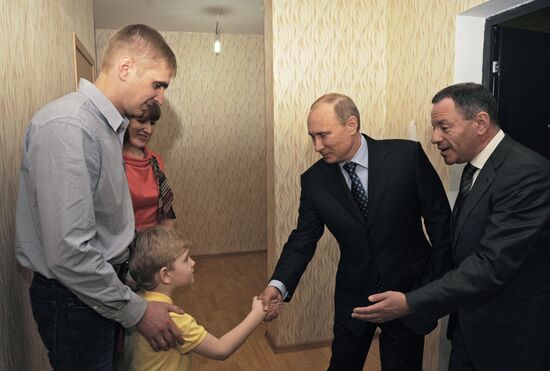 В.Путин посетил подмосковную Истру