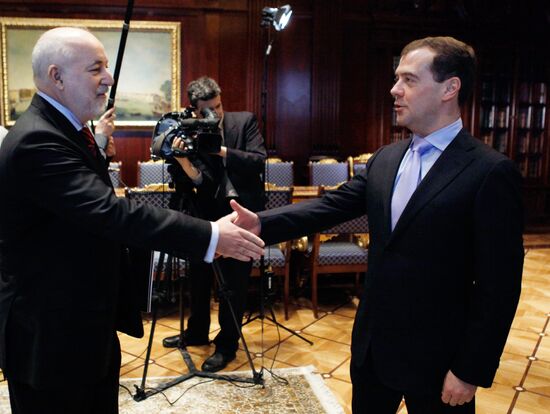 Встреча Д.Медведева и В.Вексельберга