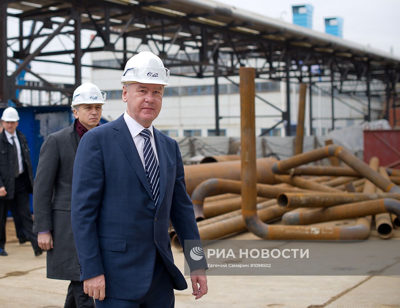 С.Собянин посетил Московский нефтеперерабатывающий завод