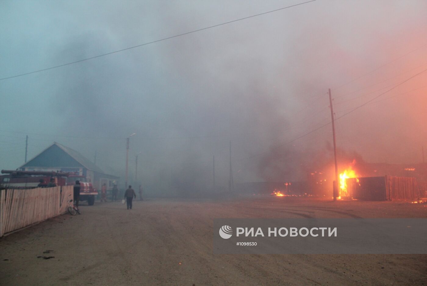 Природные пожары в Ононском районе Забайкальского края
